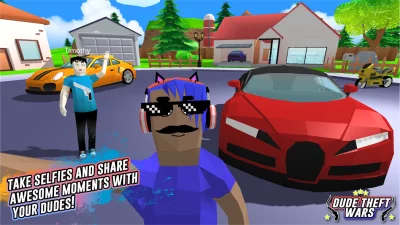Dude Theft Wars Shooting Games screenshot №5