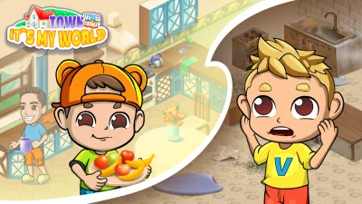 Vlad&Niki Town. It's my World screen 4